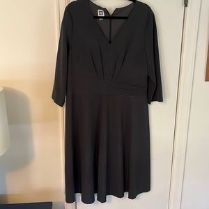 Charcoal knee length Anne Klein dress